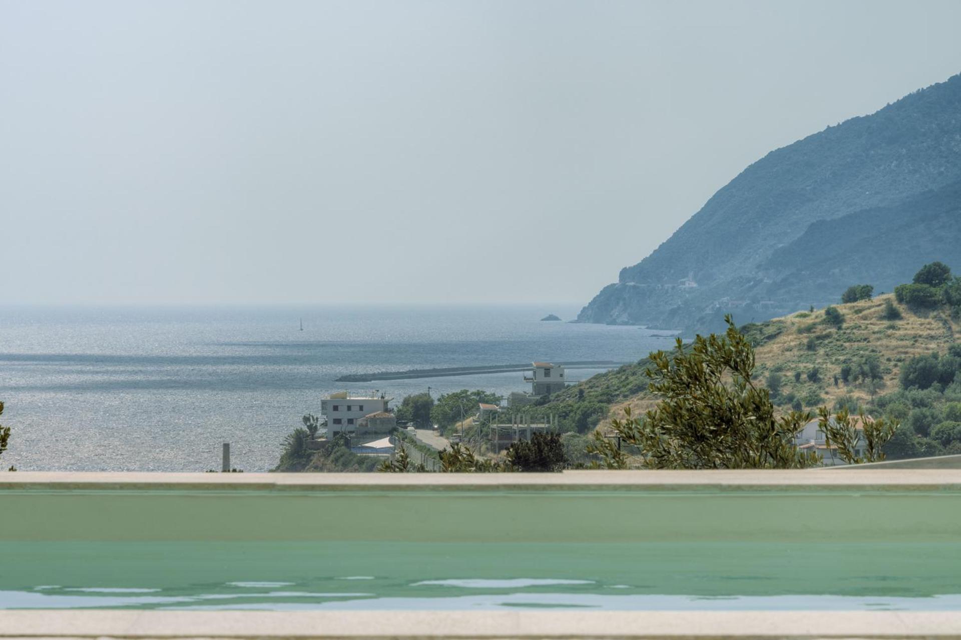Ouzo Panoramic Houses 1, With Private Pool Plomari Extérieur photo