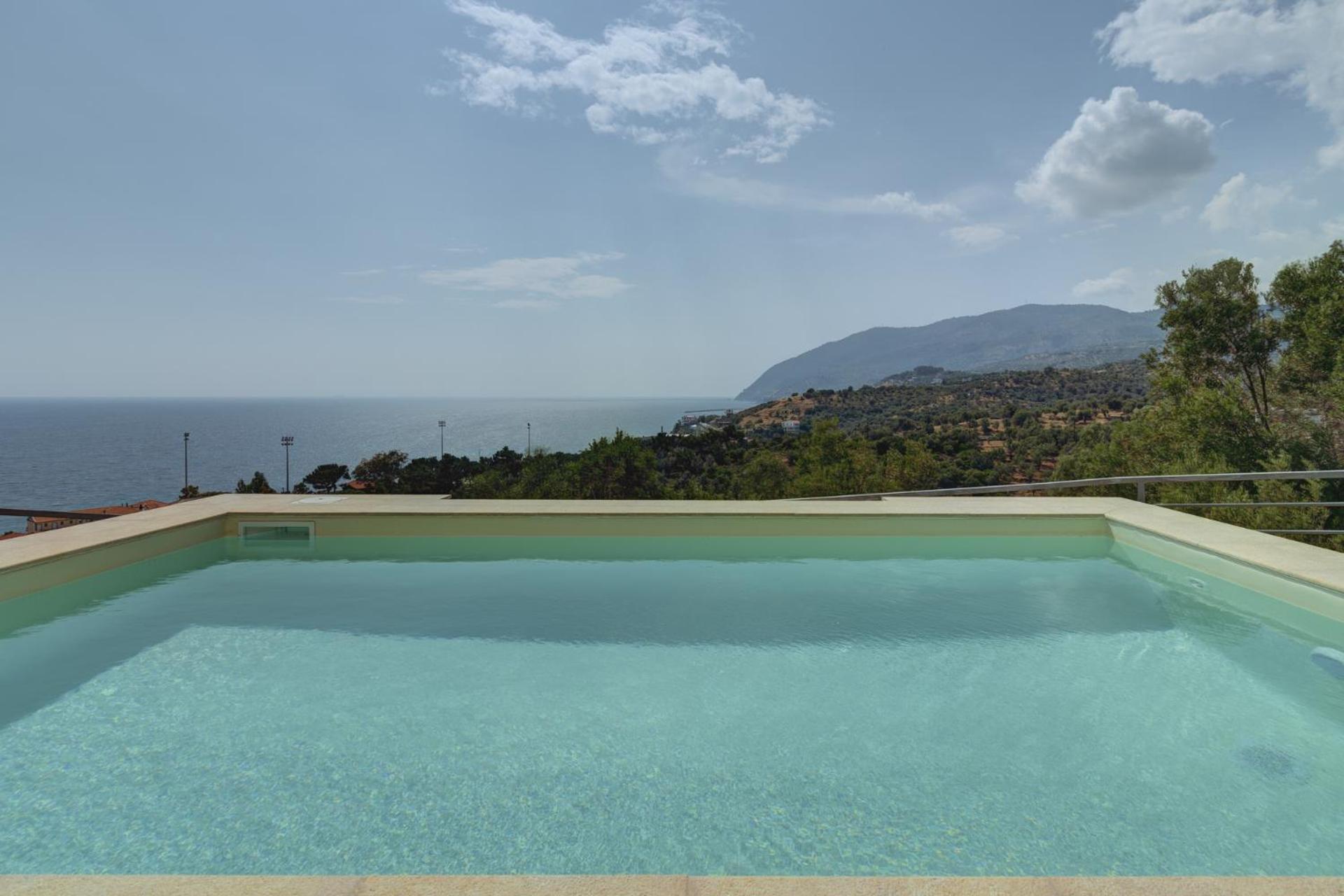 Ouzo Panoramic Houses 1, With Private Pool Plomari Extérieur photo