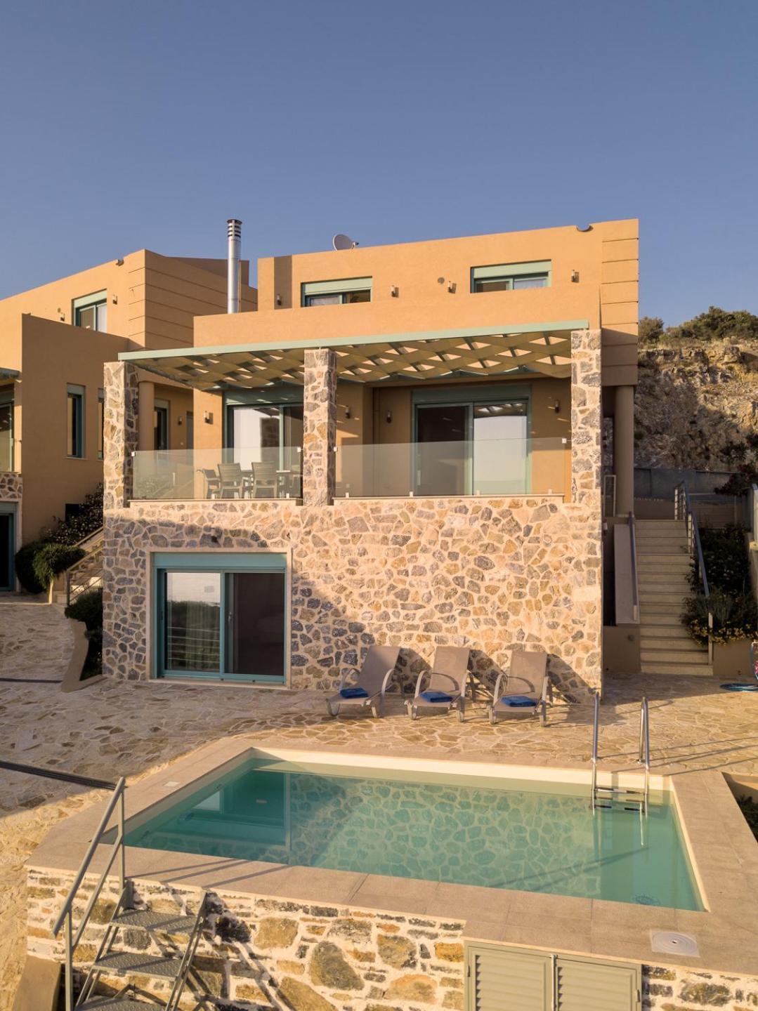 Ouzo Panoramic Houses 1, With Private Pool Plomari Extérieur photo