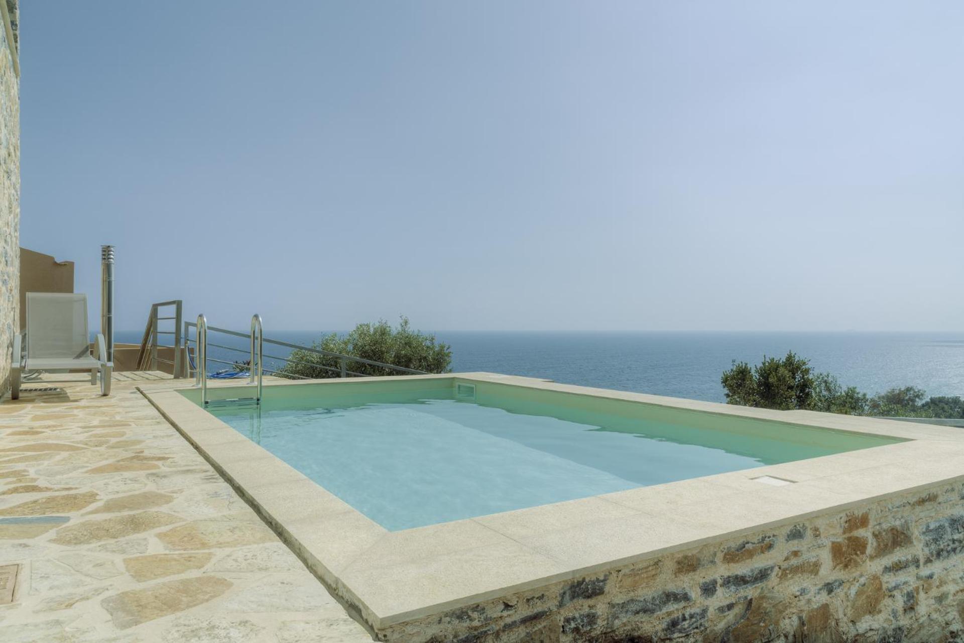 Ouzo Panoramic Houses 1, With Private Pool Plomari Chambre photo